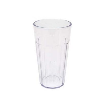 Picture of Tumbler, Fluted(16.4 Oz Clear) for Cambro Part# CMBNT16