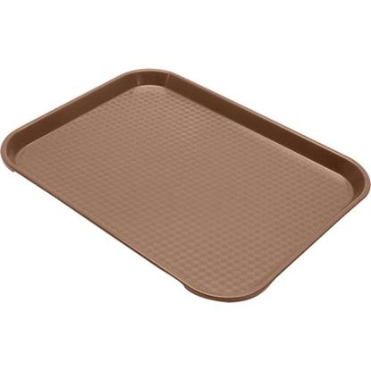 Picture of Tray,Food (10-1/2X13-1/2"Brn) for Cambro Part# CAM1014FF-167