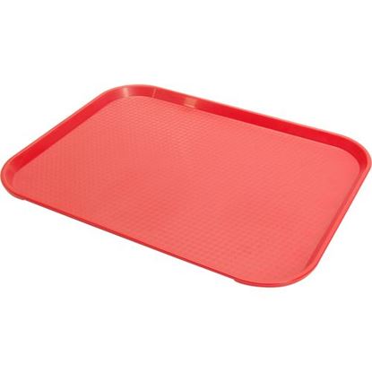 Picture of Tray,Food(13-3/4X17-3/4",Red) for Cambro Part# CAM1418FF-163