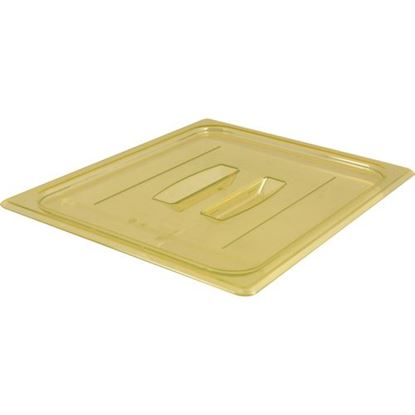Picture of Lid(H-Pan,Half,W/Handle,Amber) for Cambro Part# CAM20HPCH (150)