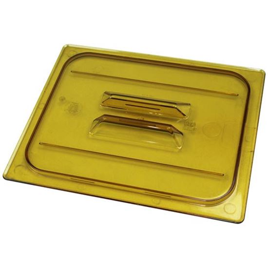 Picture of Lid(H-Pan,Half,W/Handle,Amber) for Cambro Part# 20HPCH150