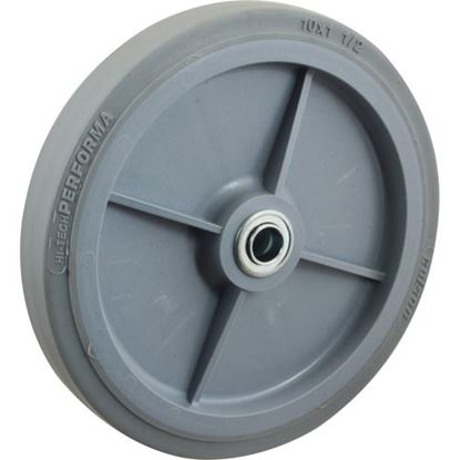 Picture of Wheel (10", Gray, W/ Nut) for Cambro Part# CAMH06002