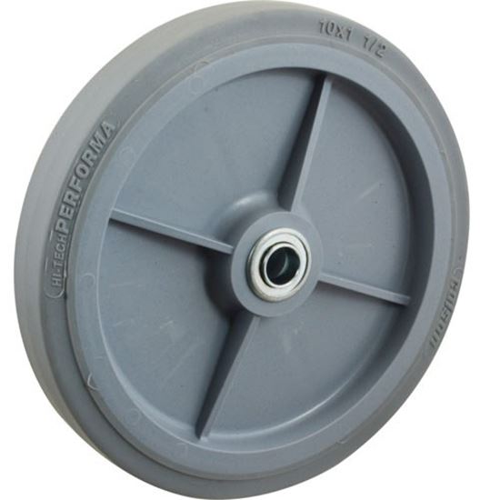 Picture of Wheel (10", Gray, W/ Nut) for Cambro Part# CMBH06002