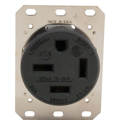 Picture of Receptacle (250V, 50A) for Hubbell Incorporated Part# HUB8450A