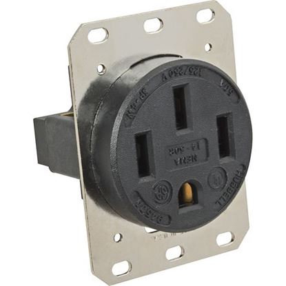 Picture of Receptacle (250V, 50 Amp) for Hubbell Incorporated Part# HBL-9450A