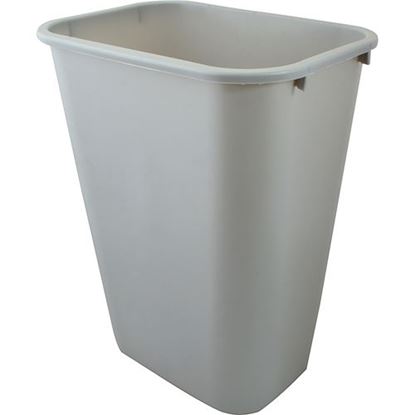 Picture of Can,Trash (10.25 Gal, Gray) for Rubbermaid Part# RBMDFG295700GRAY