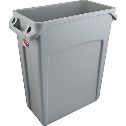Picture of Container,Trash (16 Gal) for Rubbermaid Part# FG354100LGRAY