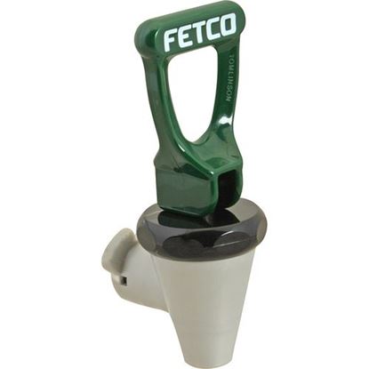 Picture of Faucet,Dispenser(Green Handle) for Fetco Part# FET1102.00099.00