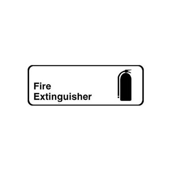 Picture of Sign,Fire Extinguisher (3X9") for Traex Div Of Menasha Corp Part# 4518