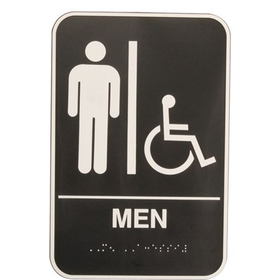Picture of Sign,Men'S,Whlchair(Braille) for Vollrath Part# 5631