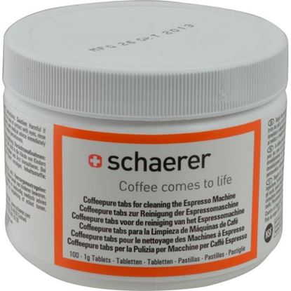 Picture of Tablets,Espresso Cleaning(100) for Schaerer Usa Corp Part# 65221