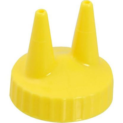 Picture of Lid,Mustard(Double-Tip,Yellow) for Traex Div Of Menasha Corp Part# TRX2200-08