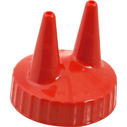 Picture of Lid,Ketchup (Double-Tip, Red) for Vollrath Part# VOL2200-02