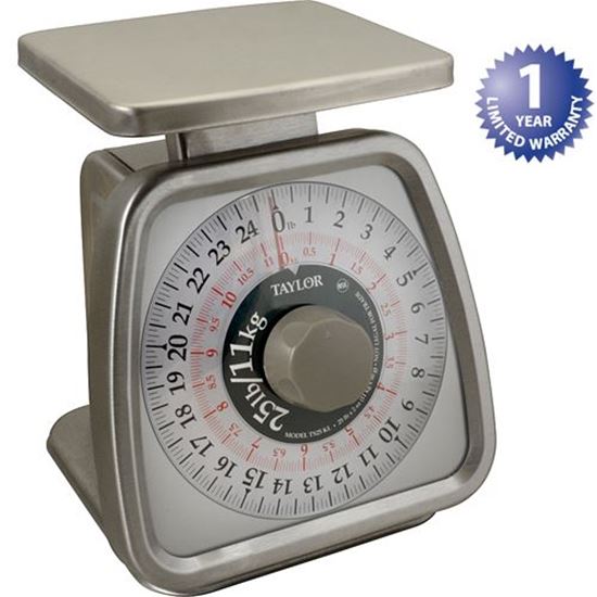 Picture of Scale,Mechanical (25 Lbs, S/S) for Taylor Precision Products,L.P. Part# TS25KL