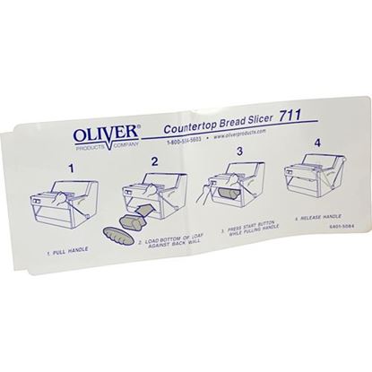 Picture of Plate,Name for Oliver Packaging & Equipment Part# OBS6401-5084