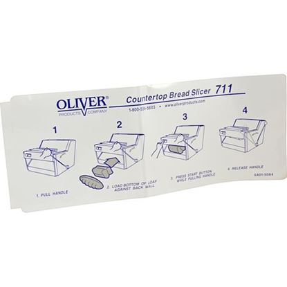 Picture of Plate,Name for Oliver Packaging & Equipment Part# 6401-5084