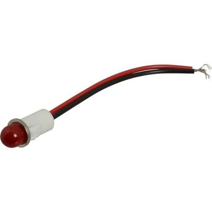 Picture of Light,Indicator(Red,250V,1/2") for Comtec Industries Ltd Part# 204800