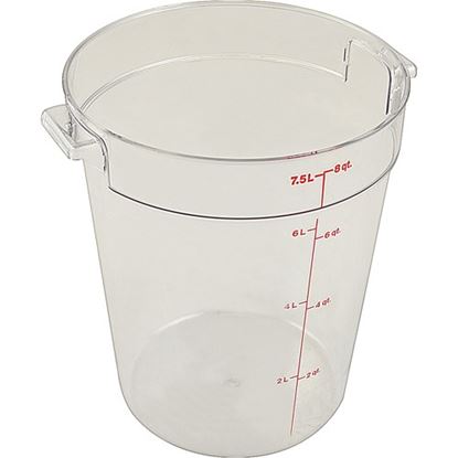 Picture of Container (8 Qt, Clear) for Cambro Part# RFSCW8135