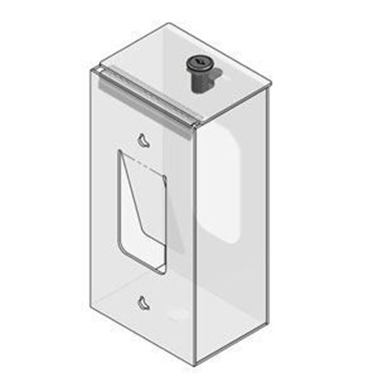 Glove Dispenser Box with Lock. Restaurant Equipment & Foodservice Parts