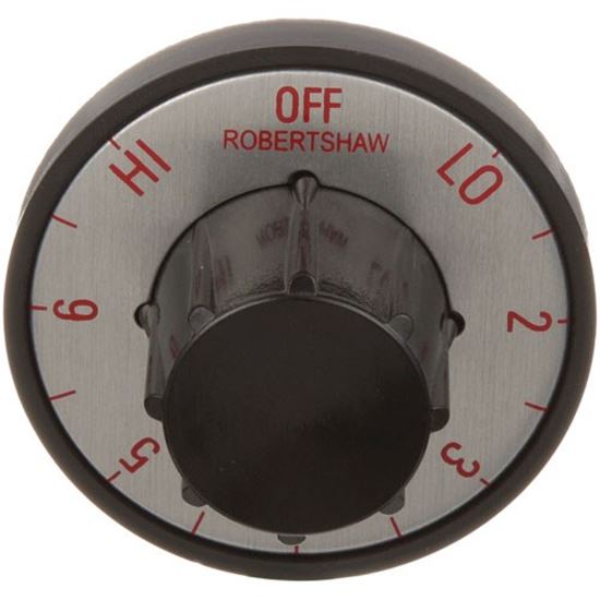 Picture of Black Knob2 D, Off-Low-2-6-Hi for Seco Part# 0177950
