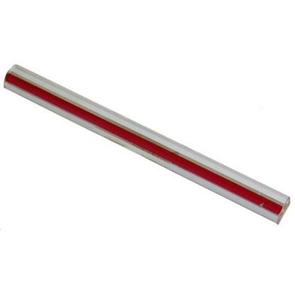 Picture of Tube, Glass-Red & Whitestripe for Groen Part# Z009752