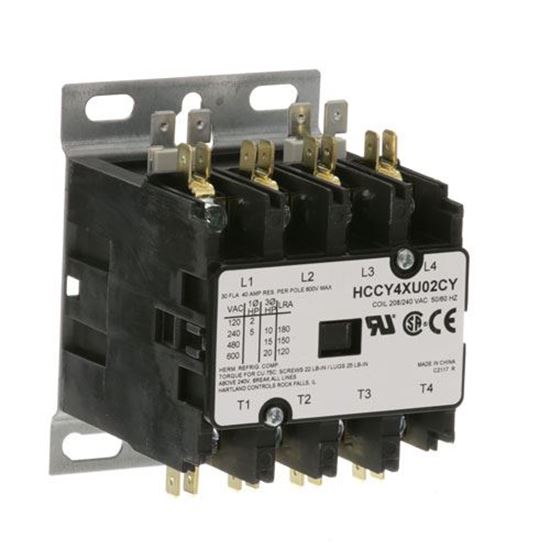 Picture of Contactor4P 30/40A 208/240V for Jackson/Dalton Dishwasher Part# 05945-004-43-74