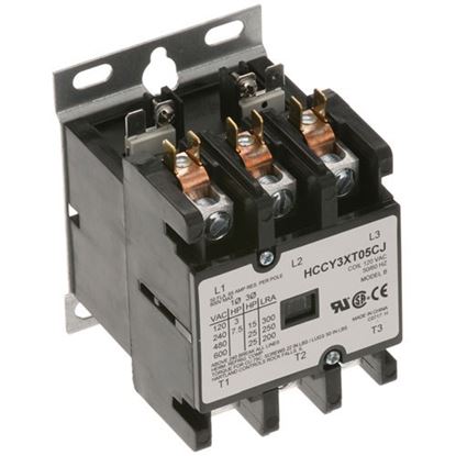 Picture of Contactor3P 50/65A 120V for Cleveland Part# 03509