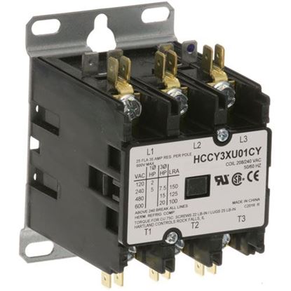 Picture of Contactor3P 25/35A 208/240V for Groen Part# CROWN-4-NG41