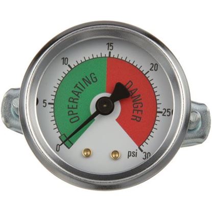 Picture of Gauge2, 0-30Psi,  1/8 Mpt for Cleveland Part# 07168