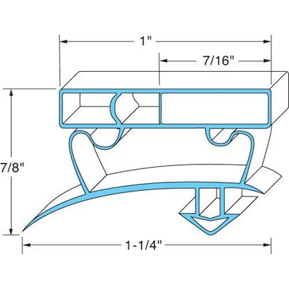 Picture of Gasket 23 1/4" X 25 3/8" for TRUE Part# E811131