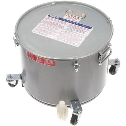Picture of Pot/Lid, Oil Filter-W/Casters for Miroil Part# 02066