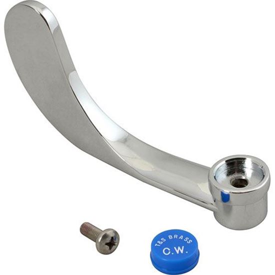 Picture of Handle- 4"Chromehandicap (Cold) for T&s Part# -WH4C