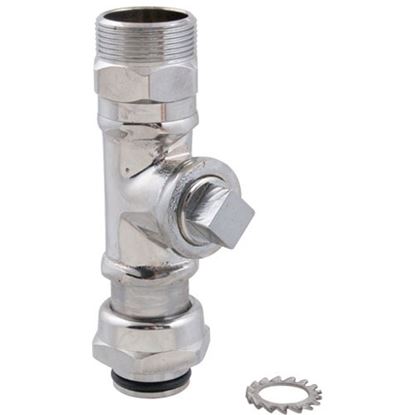 Picture of Tee,Swivel, Ez Install,Chrome for T&s Part# -TEE-EZK