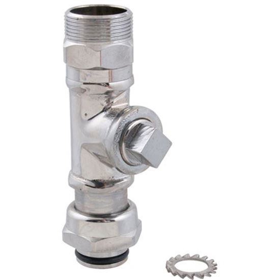 Picture of Tee,Swivel, Ez Install,Chrome for T&s Part# -TEE-EZK