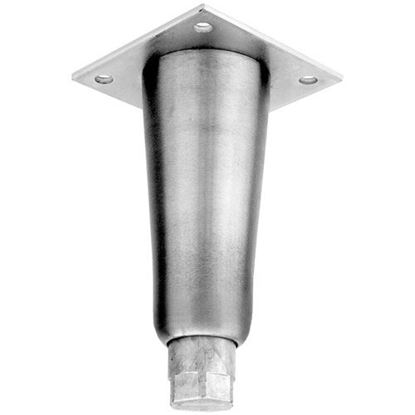 Picture of Leg, 6"H, Znc, Np, 3.5" Plt for Standard Keil Part# 1064-0641-1680