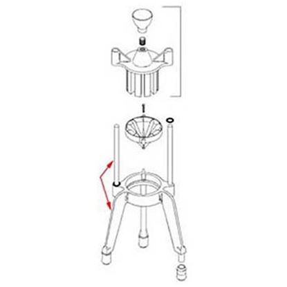 Picture of Housing,Base, W/Rods, Assy for Redco Slicers Part# 301