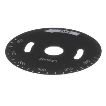 Picture of Dial Plate, Temperaturevcrg for Vulcan Hart Part# 498945