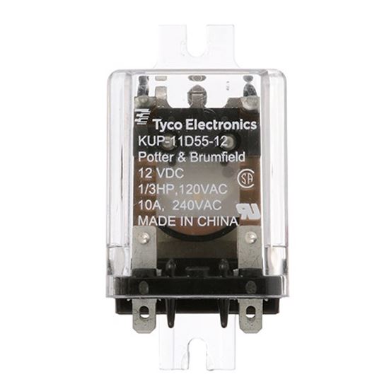 Picture of Relay, Dpdt/10A/12Vdc for Cleveland Part# KE50753-8