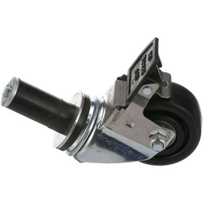 Picture of Caster, 3" Swivel, Brake(Svc) for Quality Industries Part# 900031