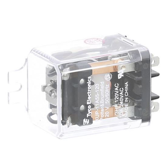 Picture of Relay, Dpdt, 120Vac 10A for Cleveland Part# KE50753-10