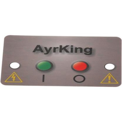 Picture of Sticker, Mylar Ctrl Brd for Ayrking Part# B531