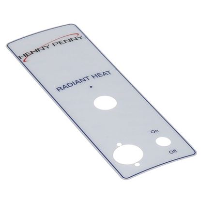 Picture of Decal, Kfc Top Ctrl Pnl for Henny Penny Part# 44009