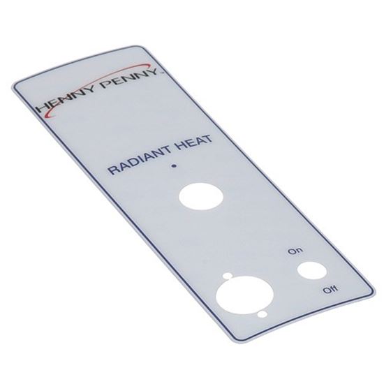 Picture of Decal, Kfc Top Ctrl Pnl for Henny Penny Part# 44009