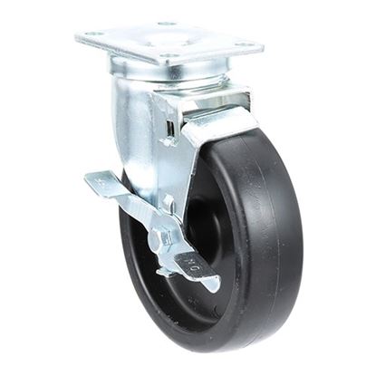 Picture of Caster,Swvl Plt,5",Lock for Henny Penny Part# 27154