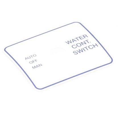 Picture of Decal, Water Control, Hcw, Kfc for Henny Penny Part# 44030