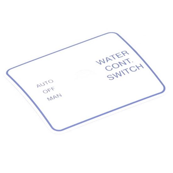 Picture of Decal, Water Control, Hcw, Kfc for Henny Penny Part# 44030