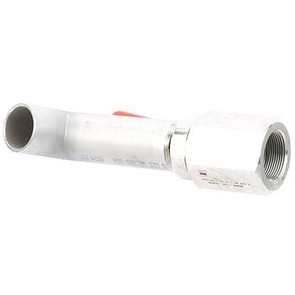 Picture of Valve, Drain, Weld Assy, 290/590 for Henny Penny Part# 66553