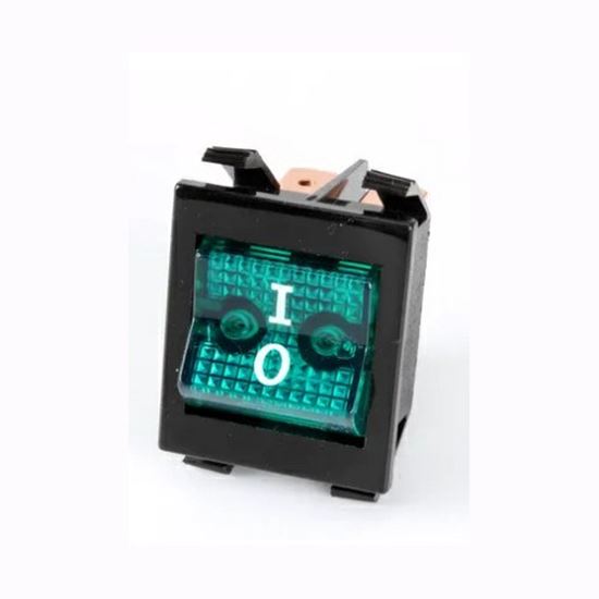 Picture of Switch, Rocker, 250V, Green, Dpst for Hatco Part# 02.19.076.00