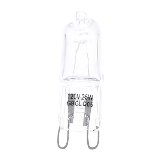 Picture of Lamp Bulb, G9, 25W 120V, Halogen for Moffat Part# M233884