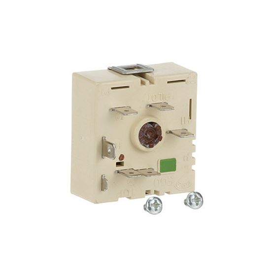 Picture of Infinite Switch, 120V, Green Sq for Advance Tabco Part# TSU-P-205